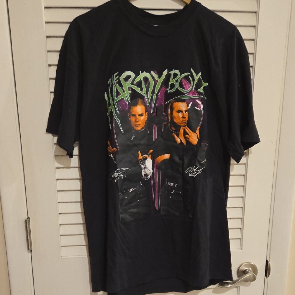 Vintage WWE Hardy Boyz Graphic Tee - Black sz  XL